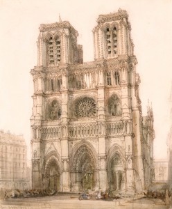 Западный фасад собора Парижской Богоматери